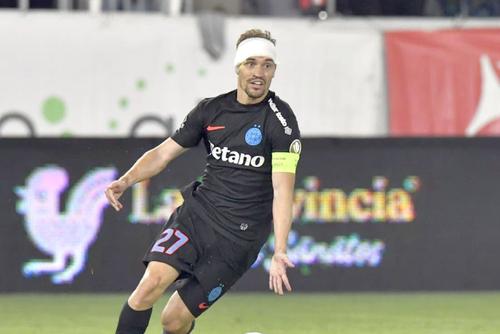 Darius Olaru, în Dinamo - FCSB, baraj pentru Conference League // FOTO: Cristi Preda (GSP.ro)