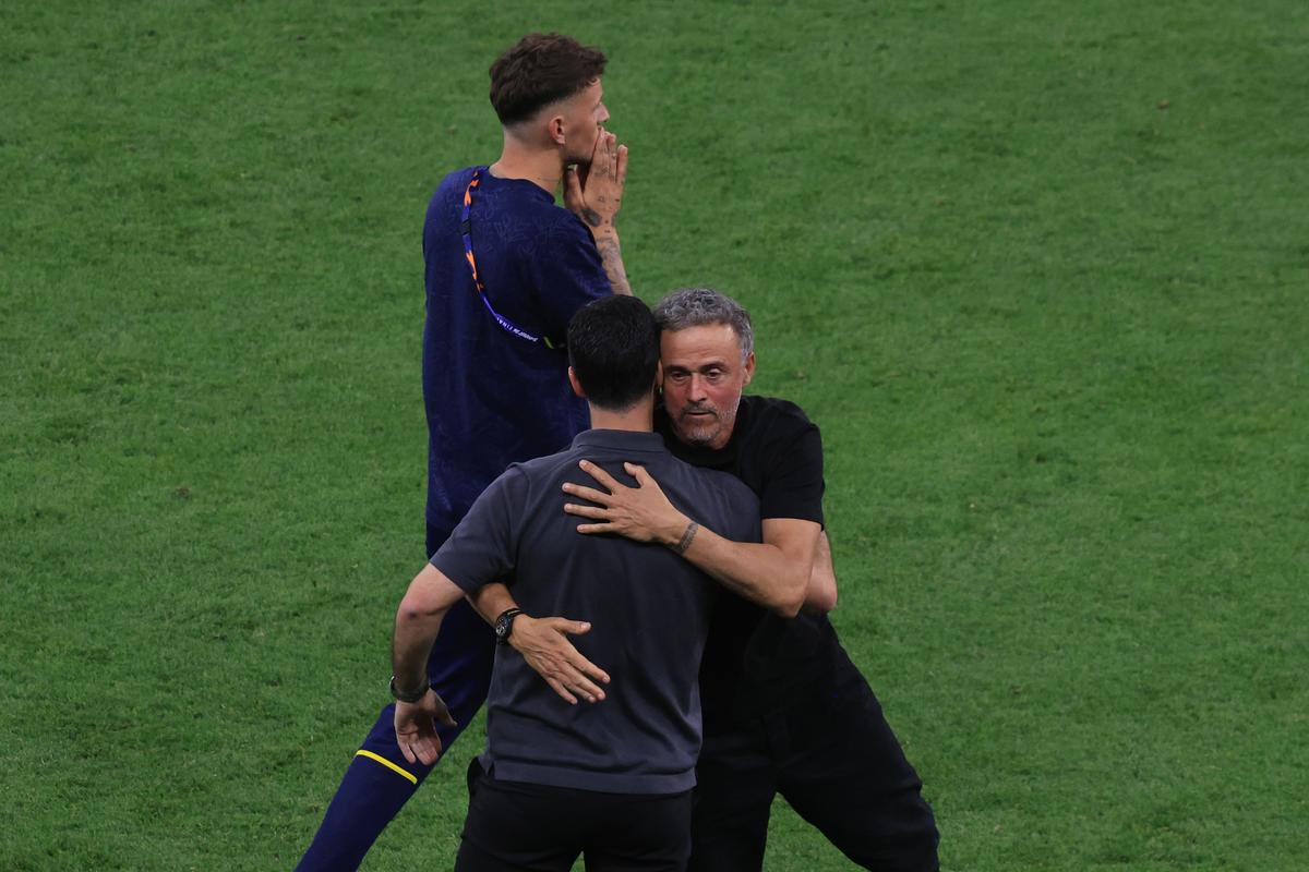 Imagini de la finalul meciului PSG - Arsenal