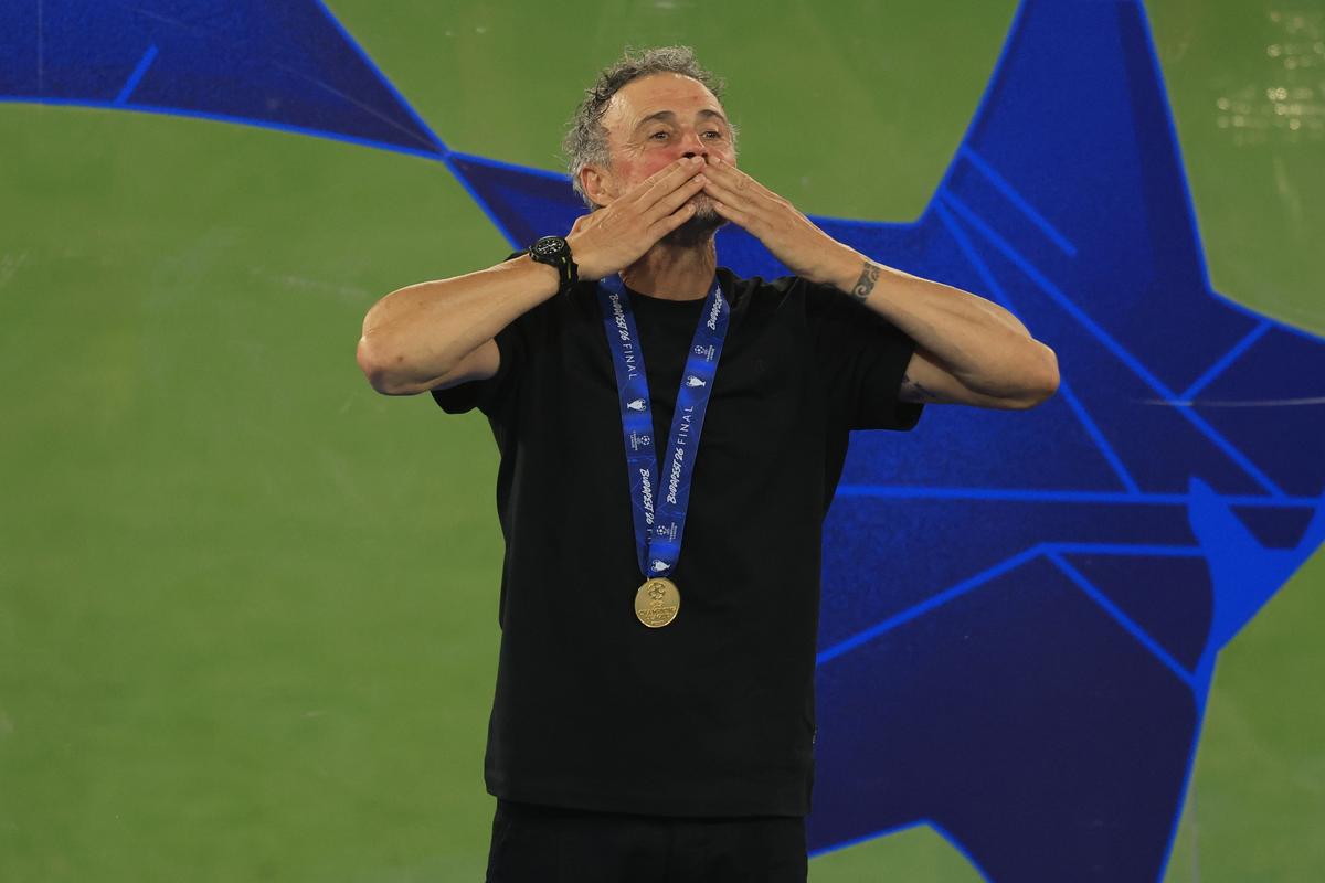 Imagini de la finalul meciului PSG - Arsenal