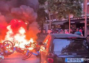 Scene de război în Franța, după finala Ligii » Au dat foc și s-au bătut cu forțele de ordine: 416 arestări!