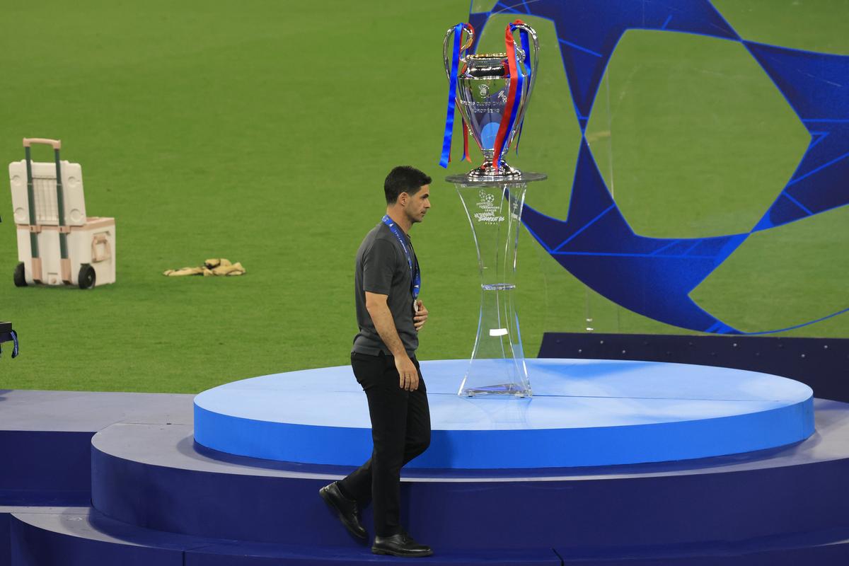 Imagini de la finalul meciului PSG - Arsenal