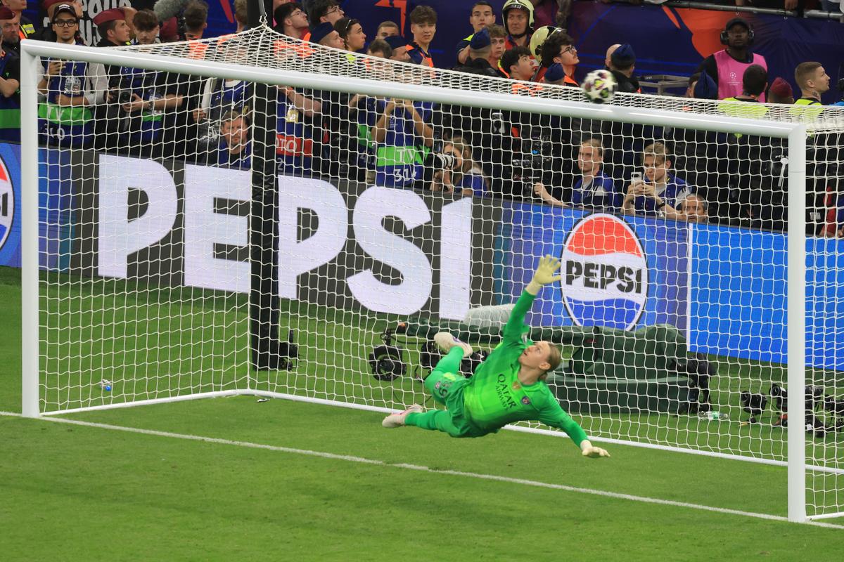 Imagini de la finalul meciului PSG - Arsenal