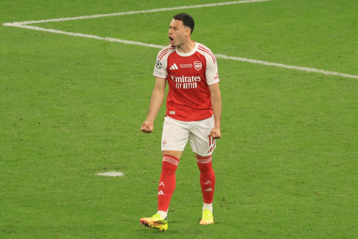 Imagini de la finalul meciului PSG - Arsenal