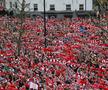 Arsenal a celebrat titlul câștigat în Premier League pe străzile Londrei