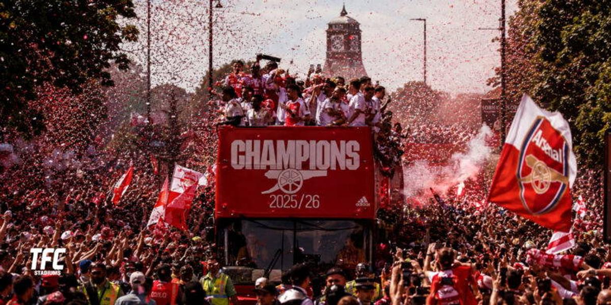 Arsenal a scos peste 500.000 de suporteri pe străzile din Londra, a doua zi după finala pierdută cu PSG