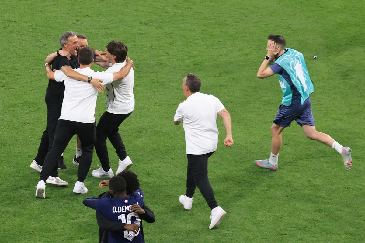 Imagini de la finalul meciului PSG - Arsenal