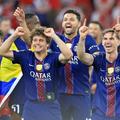 João Neves, în extaz după ce PSG a câștigat finala Ligii Campionilor // foto: Imago