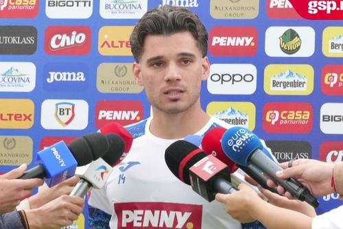 Ianis Hagi a vorbit despre colaborarea cu tatăl lui, noul selecționer, în cantonamentul naționalei României