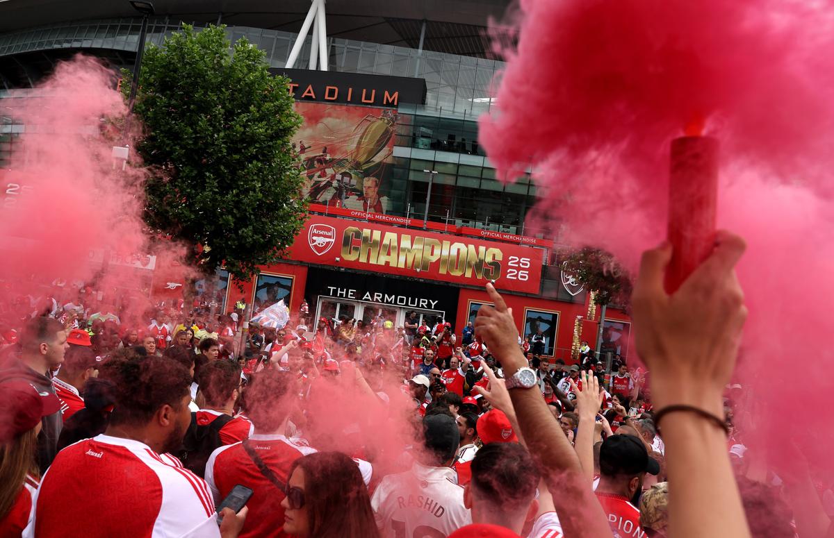 Arsenal a scos peste 500.000 de suporteri pe străzile din Londra, a doua zi după finala pierdută cu PSG