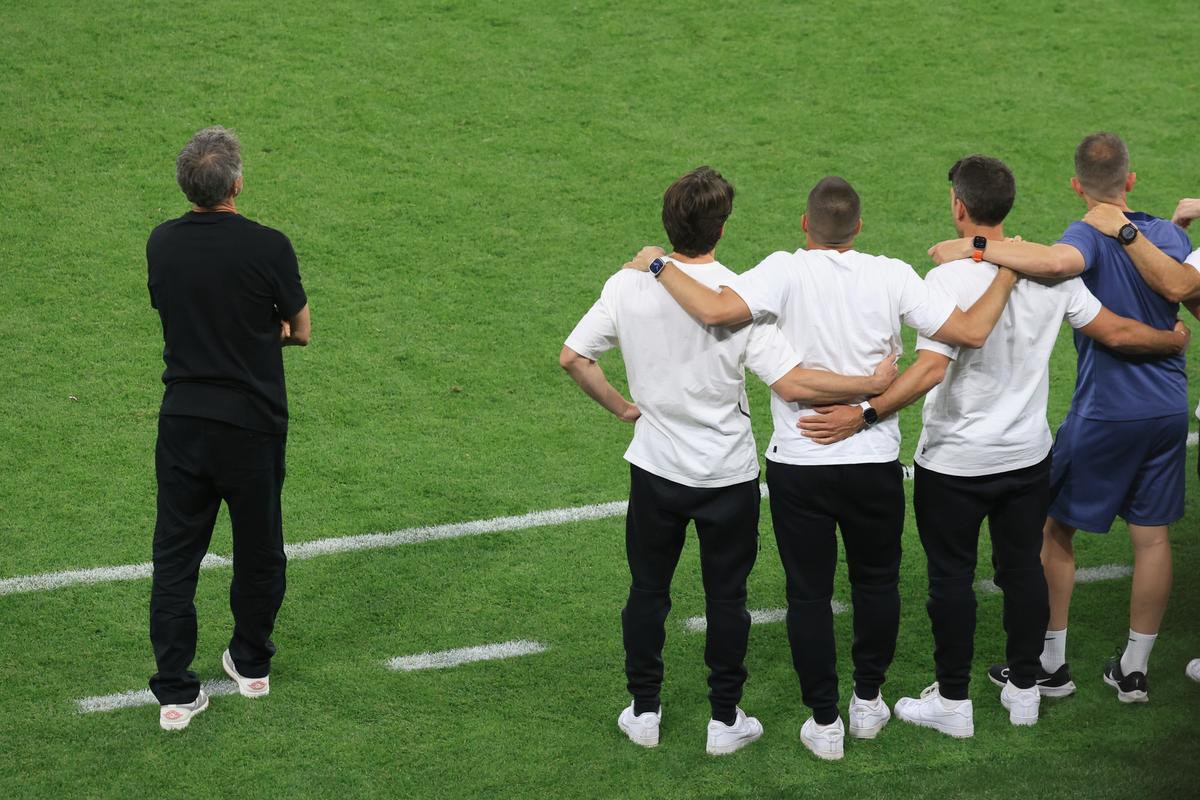 Imagini de la finalul meciului PSG - Arsenal