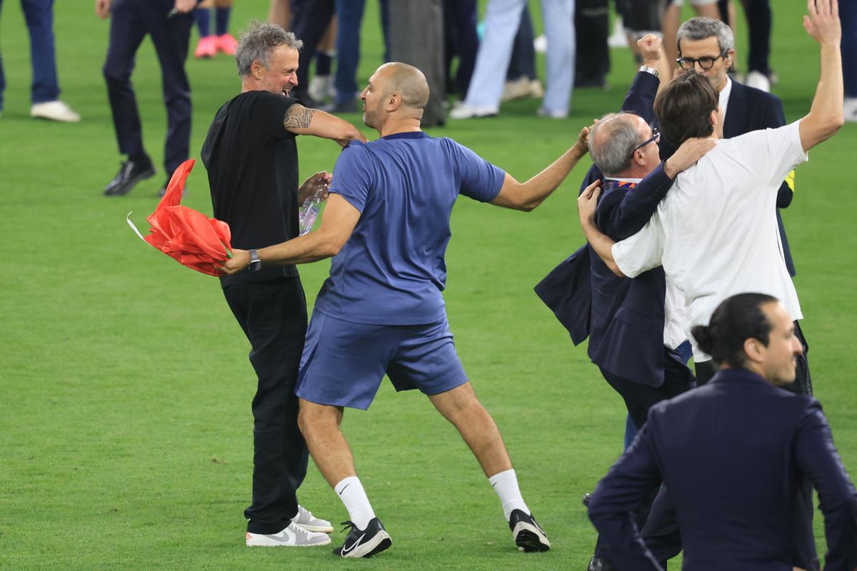 Imagini de la finalul meciului PSG - Arsenal