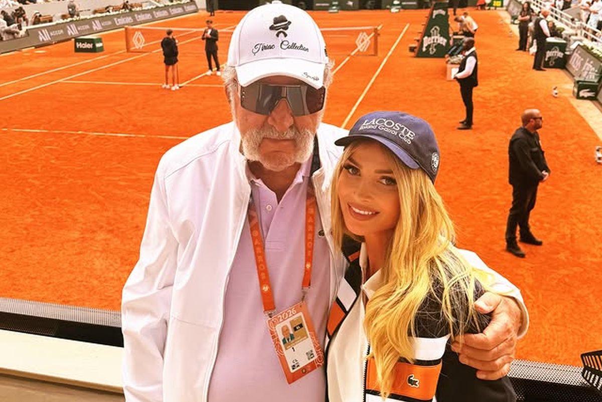 Cine este blonda care s-a fotografiat cu Ion Țiriac în loja de la Roland Garros