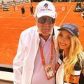 Ion Țiriac și Monica Munteanu s-au fotografiat la Roland Garros // FOTO: Instagram Monica Munteanu