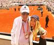 Cine este blonda care s-a fotografiat cu Ion Țiriac în loja de la Roland Garros