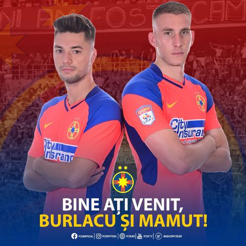 Mamut și Burlacu au semnat cu FCSB