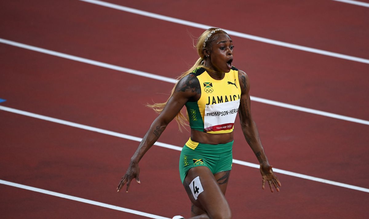 Atletism- finală 100 metri feminin