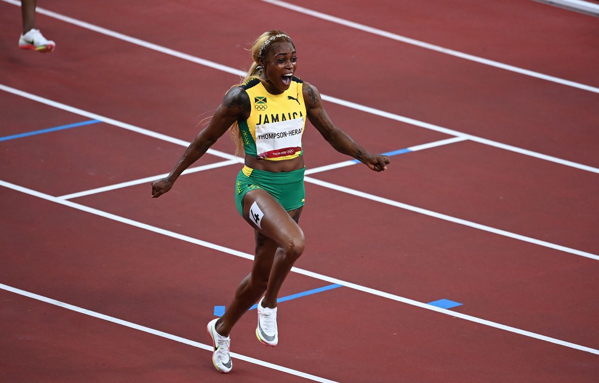 Atletism- finală 100 metri feminin