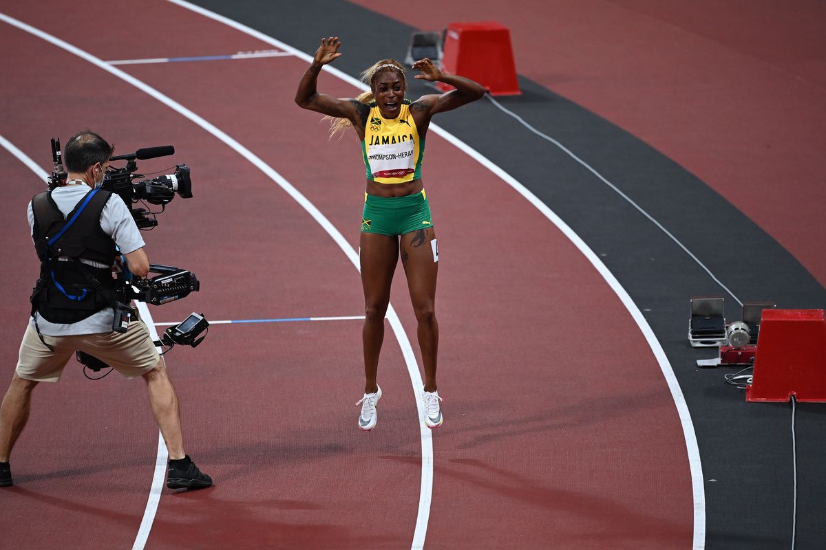 Atletism- finală 100 metri feminin