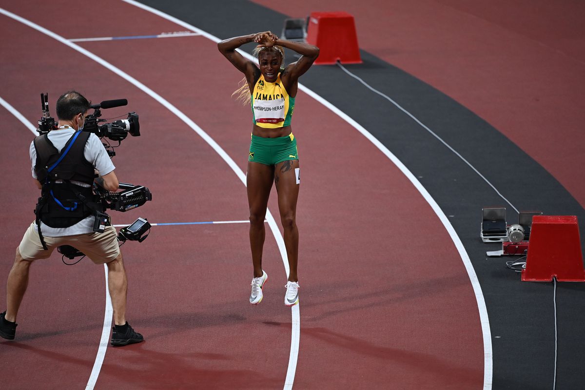 Atletism- finală 100 metri feminin