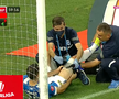 Ar putea fi o pierdere imensă pentru CSU Craiova: primele imagini cu accidentarea titularului din Bănie