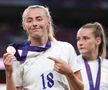 A marcat golul decisiv în finala Europeanului feminin și a sărbătorit în stil mare! Și-a dat jos tricoul și a făcut turul arenei Wembley