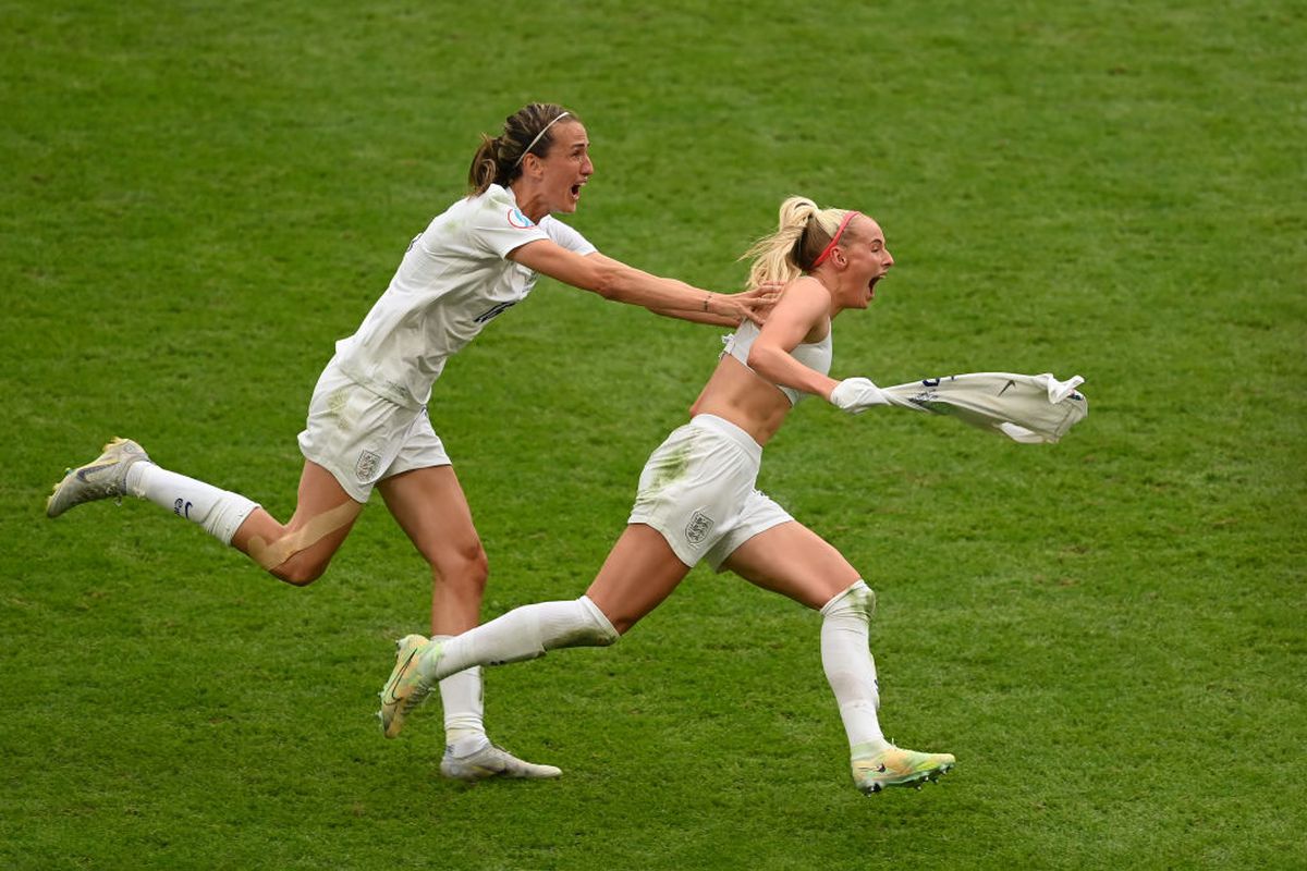 Chloe Kelly, gol decisiv în finala Anglia - Germania