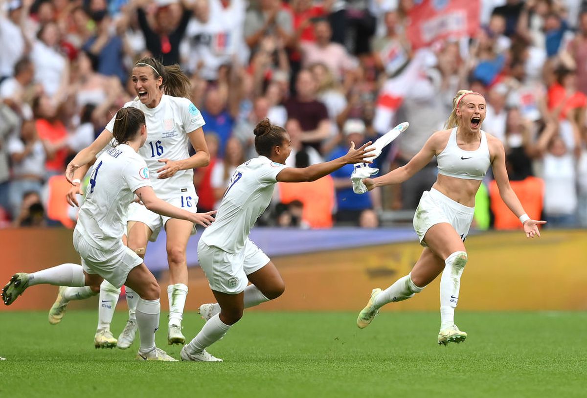 Chloe Kelly, gol decisiv în finala Anglia - Germania