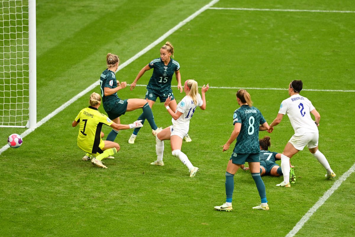 Chloe Kelly, gol decisiv în finala Anglia - Germania