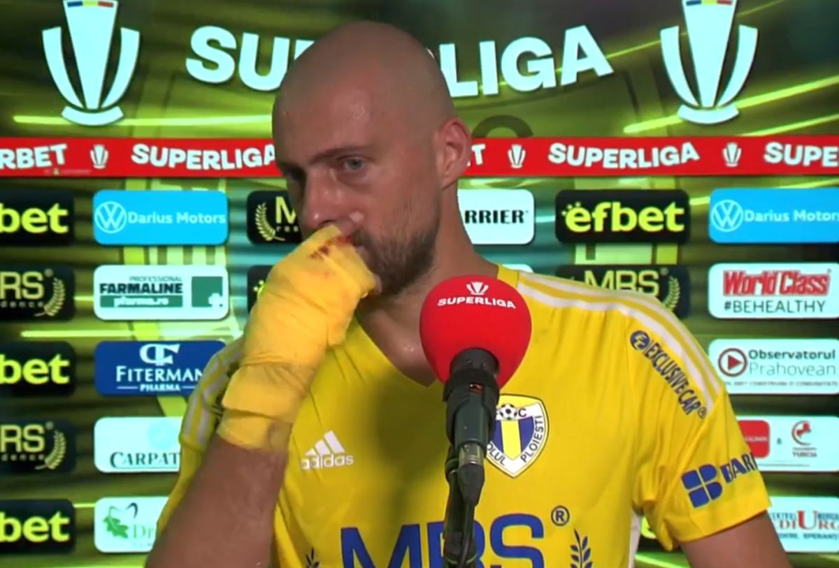 Gabi Tamaș s-a accidentat de bucurie: „Am dat cu pumnul și m-am tăiat puțin”