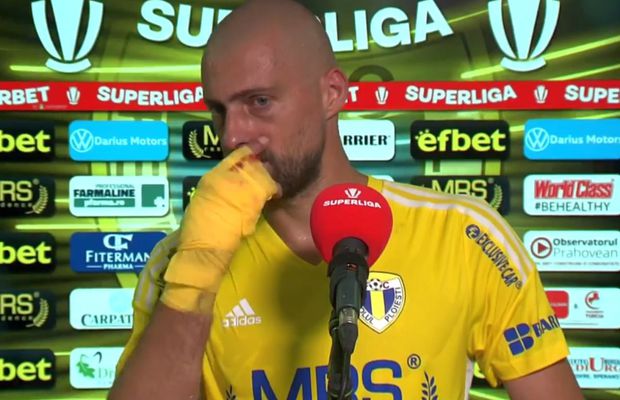 Gabi Tamaș s-a accidentat de bucurie: „Am dat cu pumnul și m-am tăiat puțin”