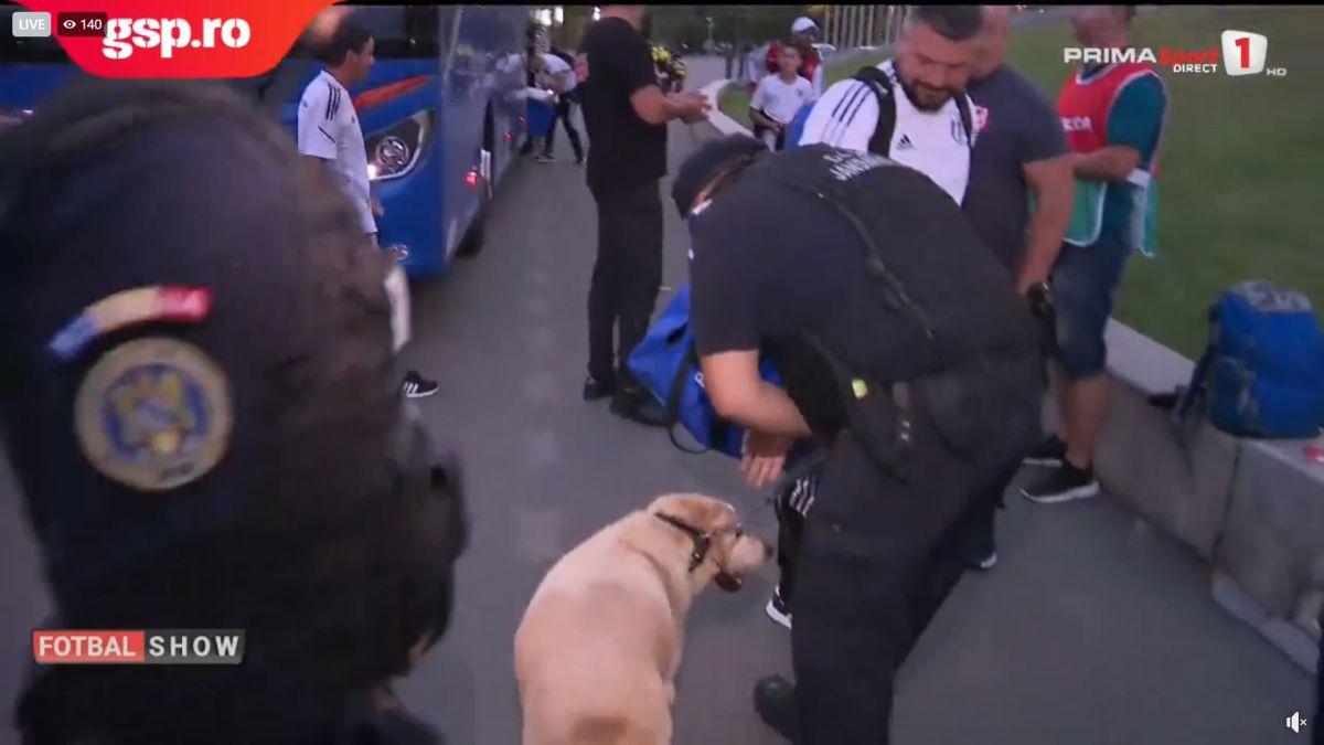FCU Craiova, așteptată de jandarmi și câini la Arena Națională » Suspiciunea forțelor de ordine