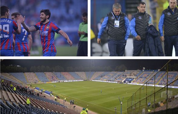 Imagini spectaculoase de la ultimul meci jucat de FCSB în Ghencea » Detalii tari: stadion pustiu, Bănel adversar, Adi Popa MVP