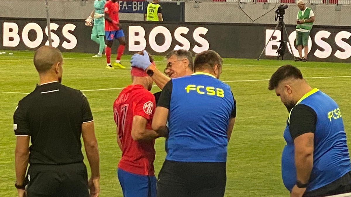 Darius Olaru, cu arcada spartă în Maccabi - FCSB