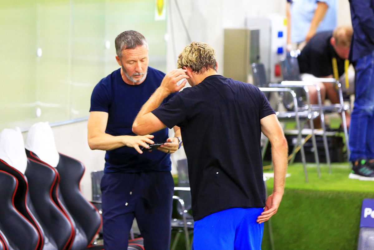 MM Stoica, jovial imediat după fluierul final cu Maccabi: „Nu au avut nicio ocazie în două meciuri!”