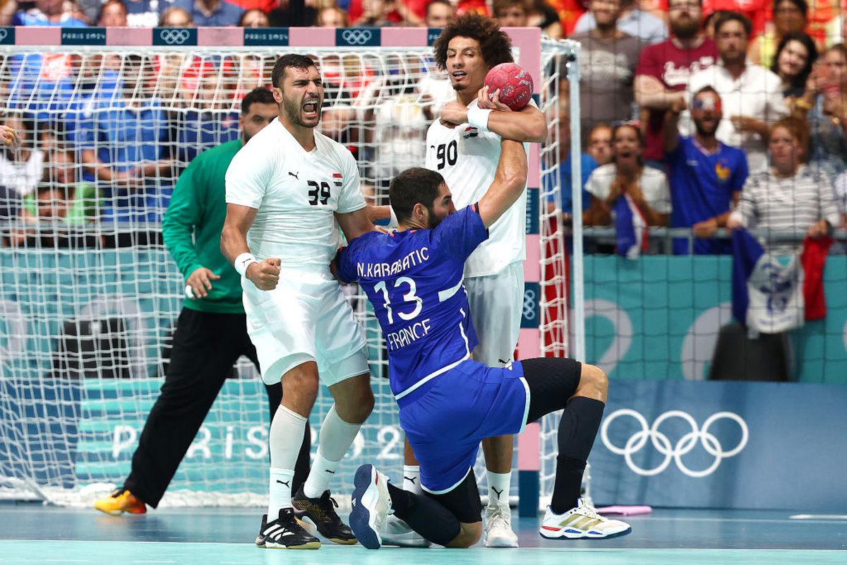 Franța, deținătoarea titlului olimpic la handbal masculin, n-a câștigat nici al 3-lea meci din grupă! » Greșeală de arbitraj în ultima secundă, la golul decisiv