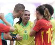 Momentul faultului criminal comis de Marta în Brazilia - Spania 0-2 / Foto: Getty Images