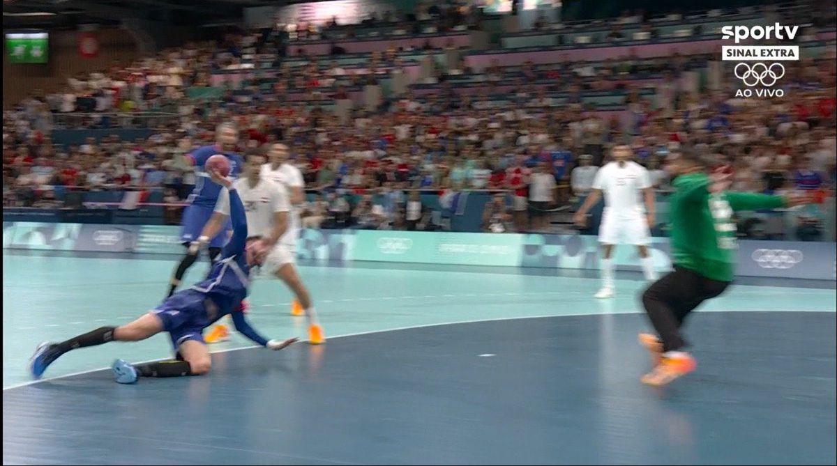 Franța, deținătoarea titlului olimpic la handbal masculin, n-a câștigat nici al 3-lea meci din grupă! » Greșeală de arbitraj în ultima secundă, la golul decisiv