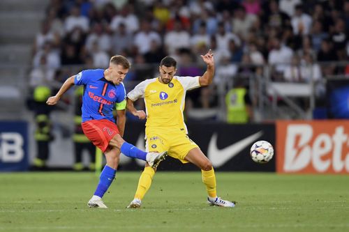 FCSB și Maccabi Tel Aviv au terminat la egalitate duelul tur disputat la București, scor 1-1. Sursa FOTO: Imago