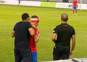 Darius Olaru, umplut de sânge la Budapesta, după o ciocnire violentă