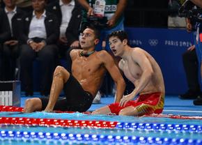 David Popovici, BRONZ URIAȘ în proba de 100 metri liber la Jocurile Olimpice! Chinezul Pan Zhanle a spulberat recordul mondial