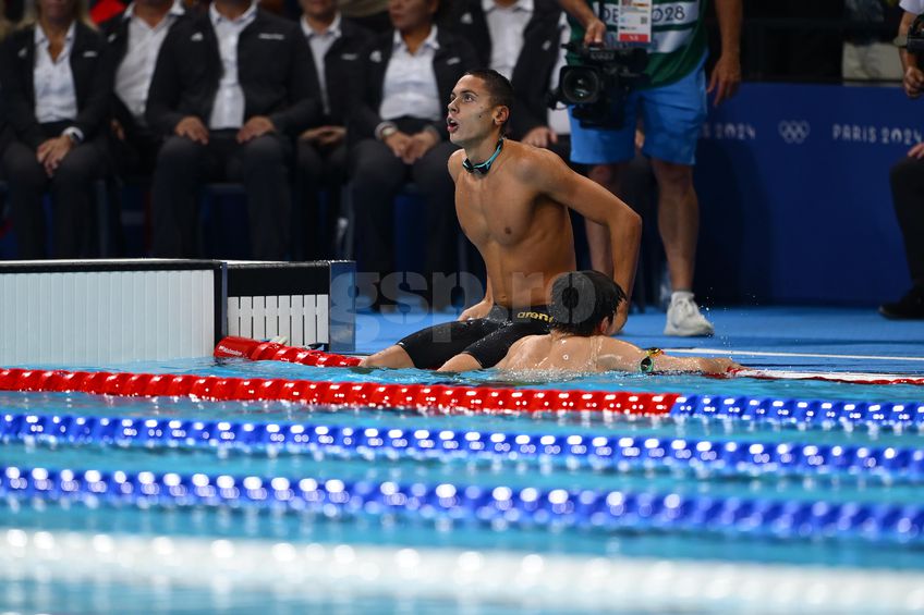 David Popovici, BRONZ URIAȘ în proba de 100 metri liber la Jocurile Olimpice / FOTO: Raed Krishan (GSP.ro)