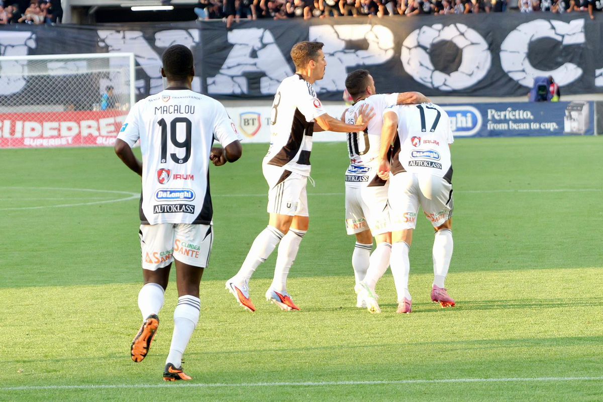 U Cluj - Ararat-Armenia, imagini de meci // foto: Andrei Furnigă (GSP)