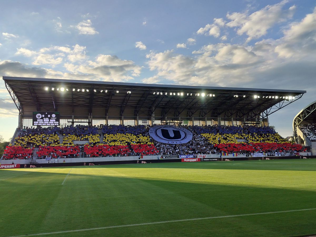 U Cluj - Ararat-Armenia, imagini de meci // foto: Andrei Furnigă (GSP)