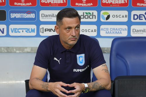 Mirel Rădoi, antrenorul Universității Craiova, a analizat victoria la limită cu Hermannstadt, scor 1-0/ Foto: Ionuț Iordache (GSP.RO)
