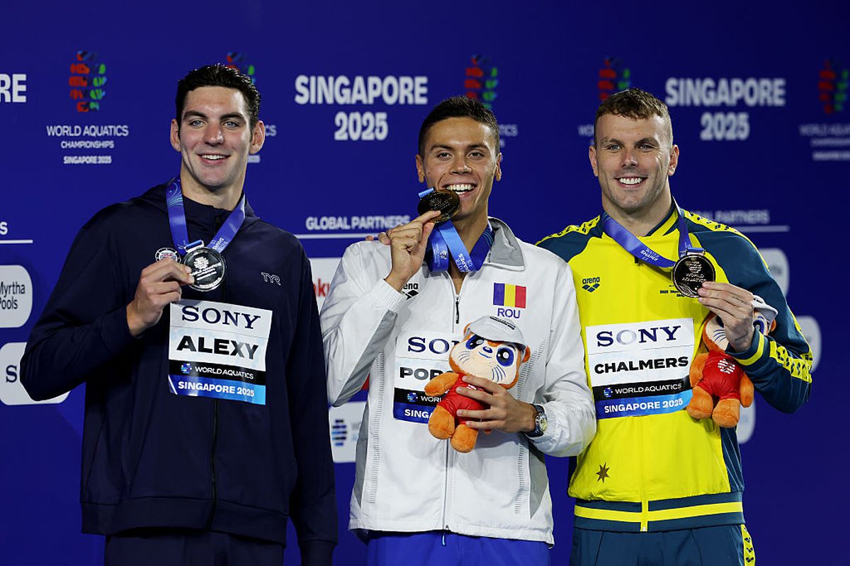 Primul medaliat olimpic din istoria înotului masculin românesc: „David mai are puțin să fie ca Nadia Comăneci”
