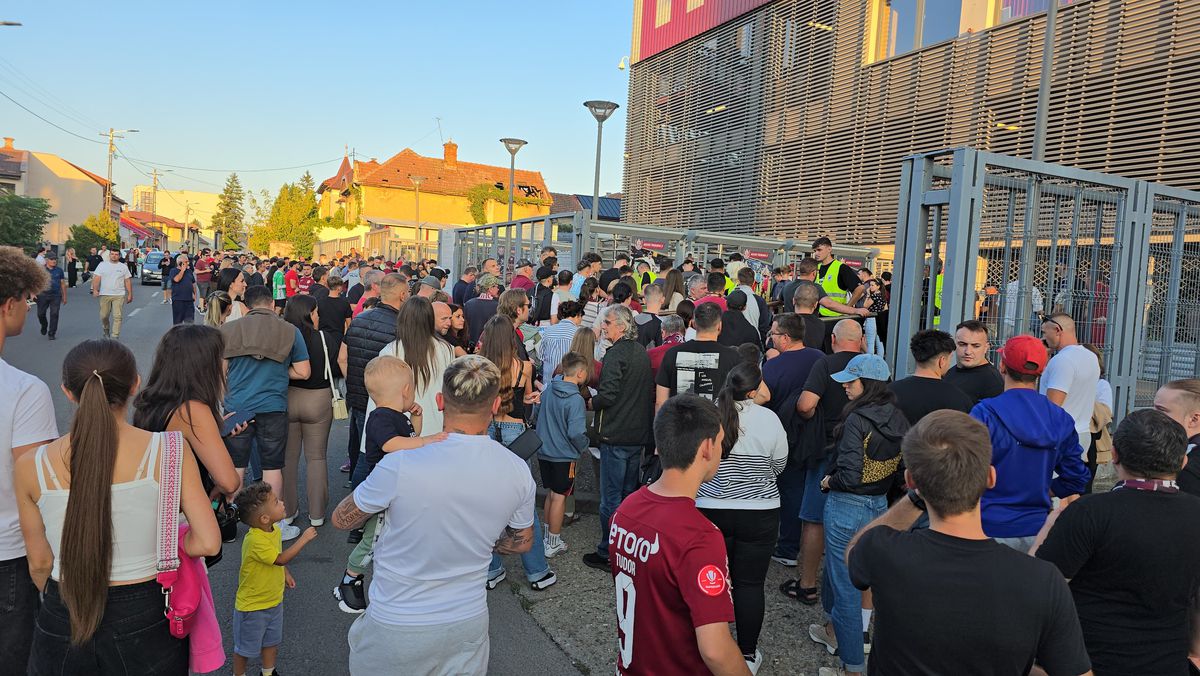 CFR Cluj - Lugano, imagini înaintea partidei din Gruia