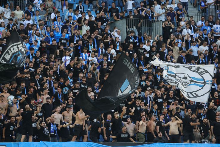 Atmosferă fabuloasă la Craiova - Sarajevo, Conference League. Foto: Ionuț Iordache (GSP.RO)