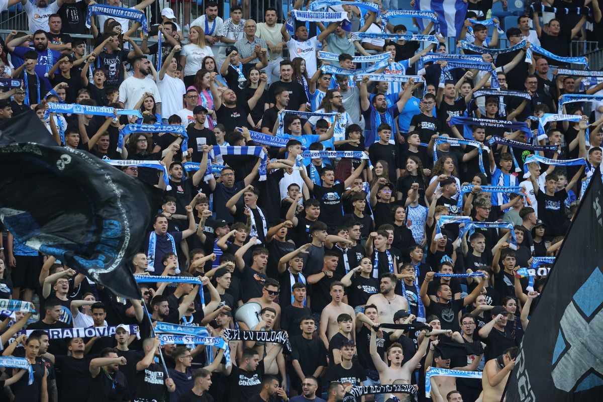 Atmosferă fabuloasă la Craiova - Sarajevo