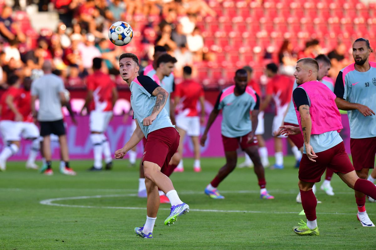 CFR Cluj - Lugano, imagini înaintea partidei din Gruia
