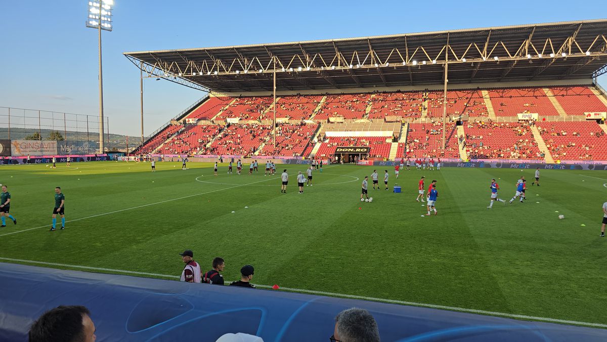 CFR Cluj - Lugano, imagini înaintea partidei din Gruia